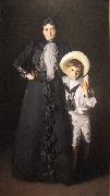 John Singer Sargent WLA lacma John Singer Sargent Portrait of Mrs Edward L Davis and Her Son USA oil painting artist